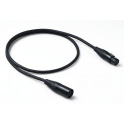 PROEL STAGE CHL250LU1 CHALLENGE Series kabel mikrofonowy XLRm - XLRf 3pin 1m